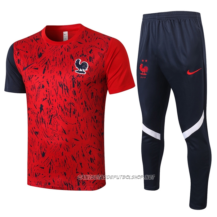 Chandal del Francia 20-21 Manga Corta Rojo